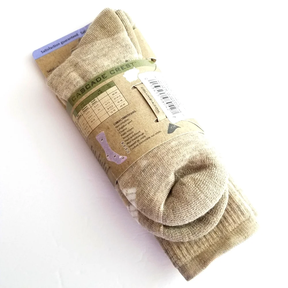Columbia Cascade Crest Crew Socks L